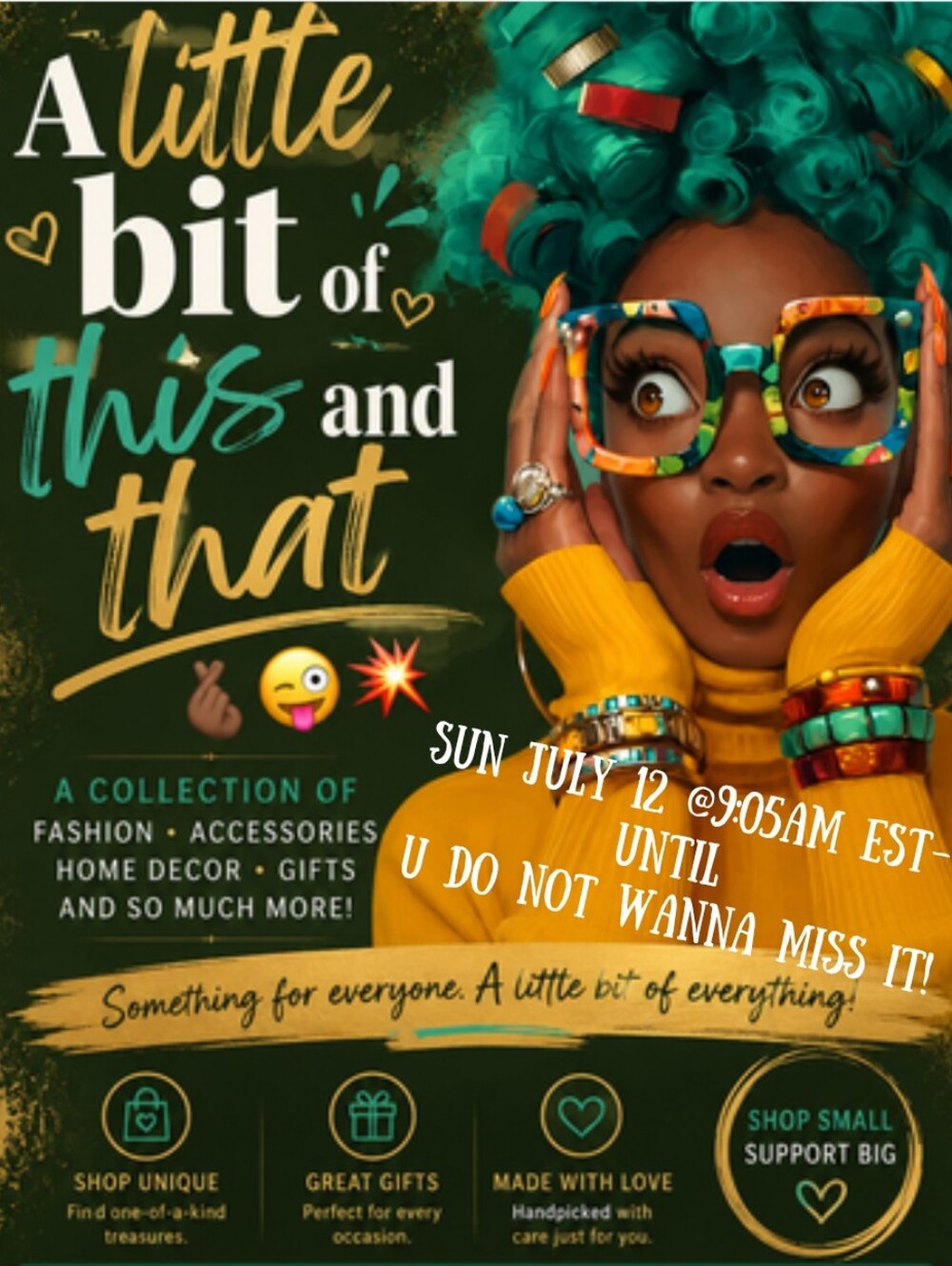 💋July 12@9:05am EST JOIN ME LIVE!! Listing for UNLISTED ITEMS during live show